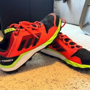Adidas Terrex Trail Running Shoes - Orange and Black